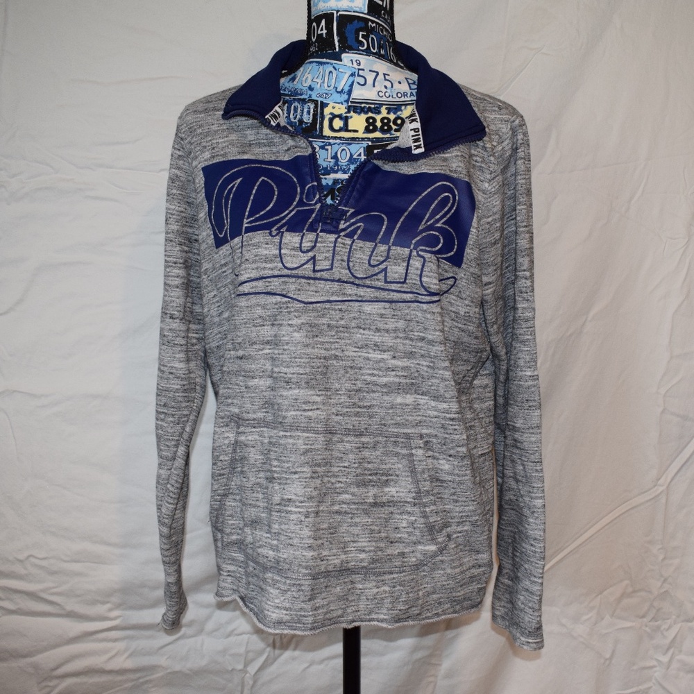 Victoria Secret PINK 1/4 Zip pullover sweater